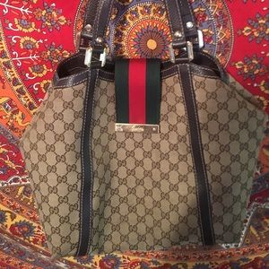 Authentic Gucci Women’s Brown Canvas Tote